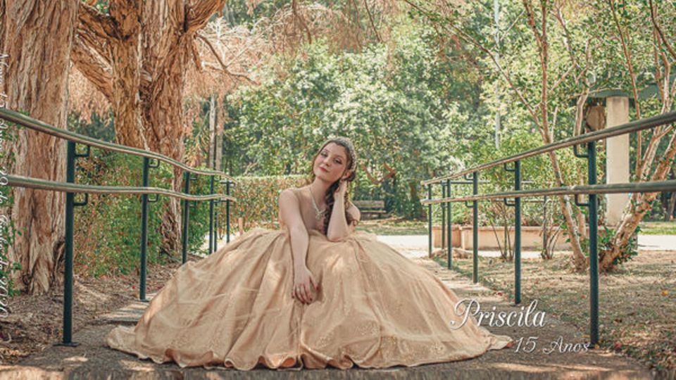 15 Anos Priscila. Ensaio fotográfico com Estilo Debutante